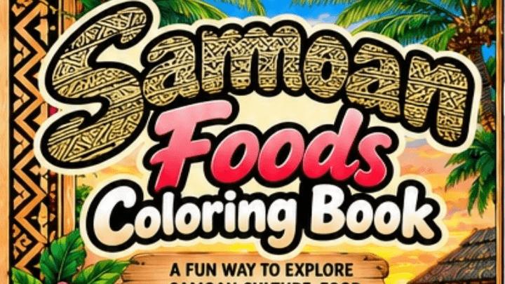 Samoan Foods Coloring Book