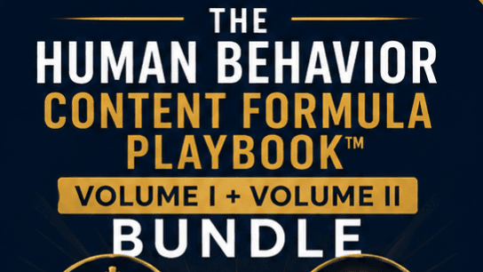 THE HUMAN BEHAVIOR CONTENT FORMULA BUNDLE