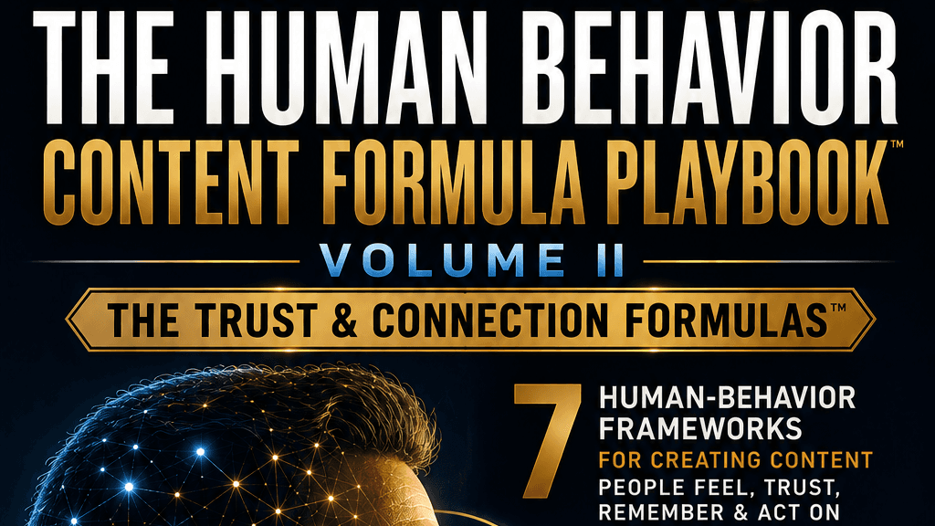 THE HUMAN BEHAVIOR FORMULA PLAYBOOK -VOL II