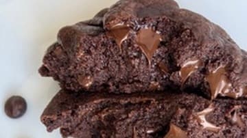 Bakery Style Double Chocolate Chip Cookie Recipe