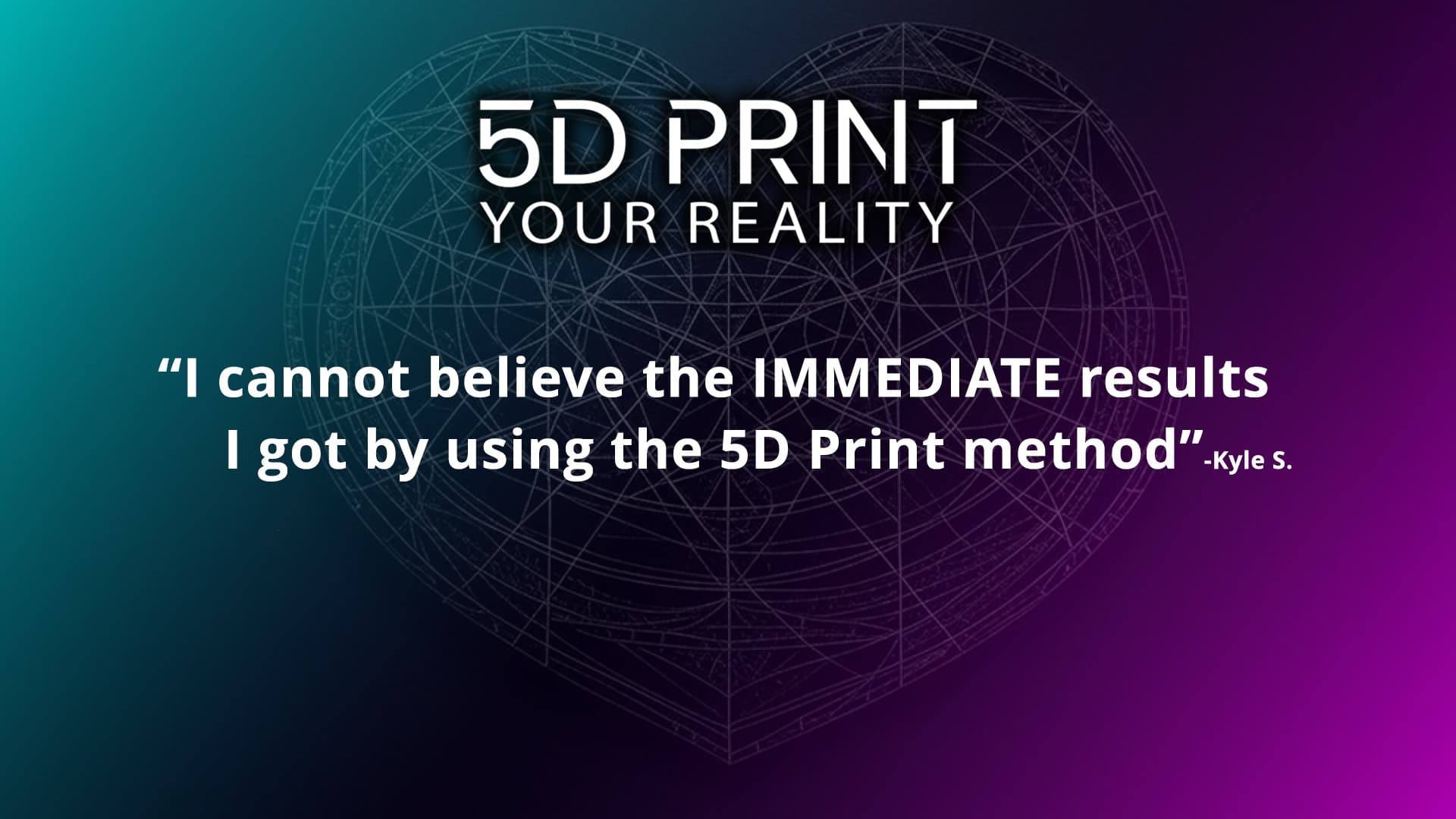 5D Print Your Reality