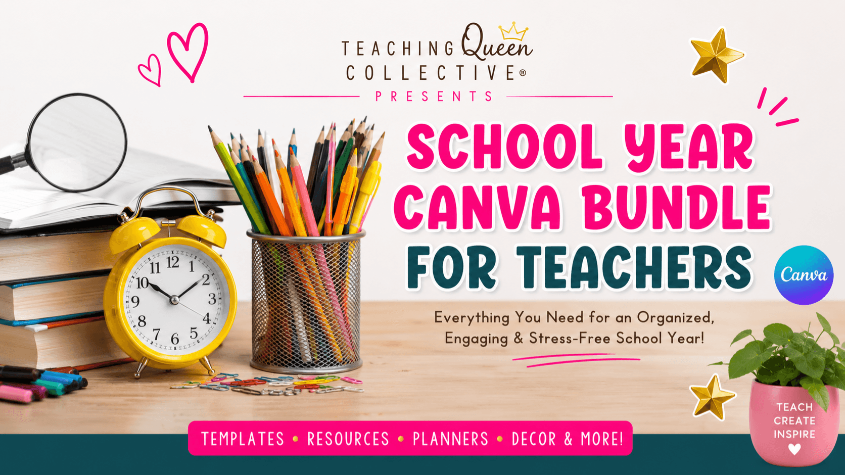 The School Year Canva Bundle for Teachers