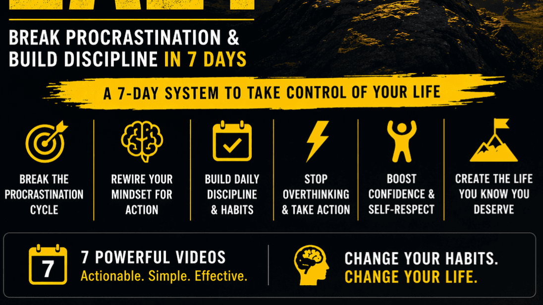 Stop Being Lazy  Break Procrastination 