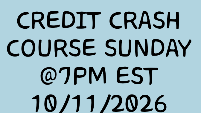 CREDIT CRASH COURSE 