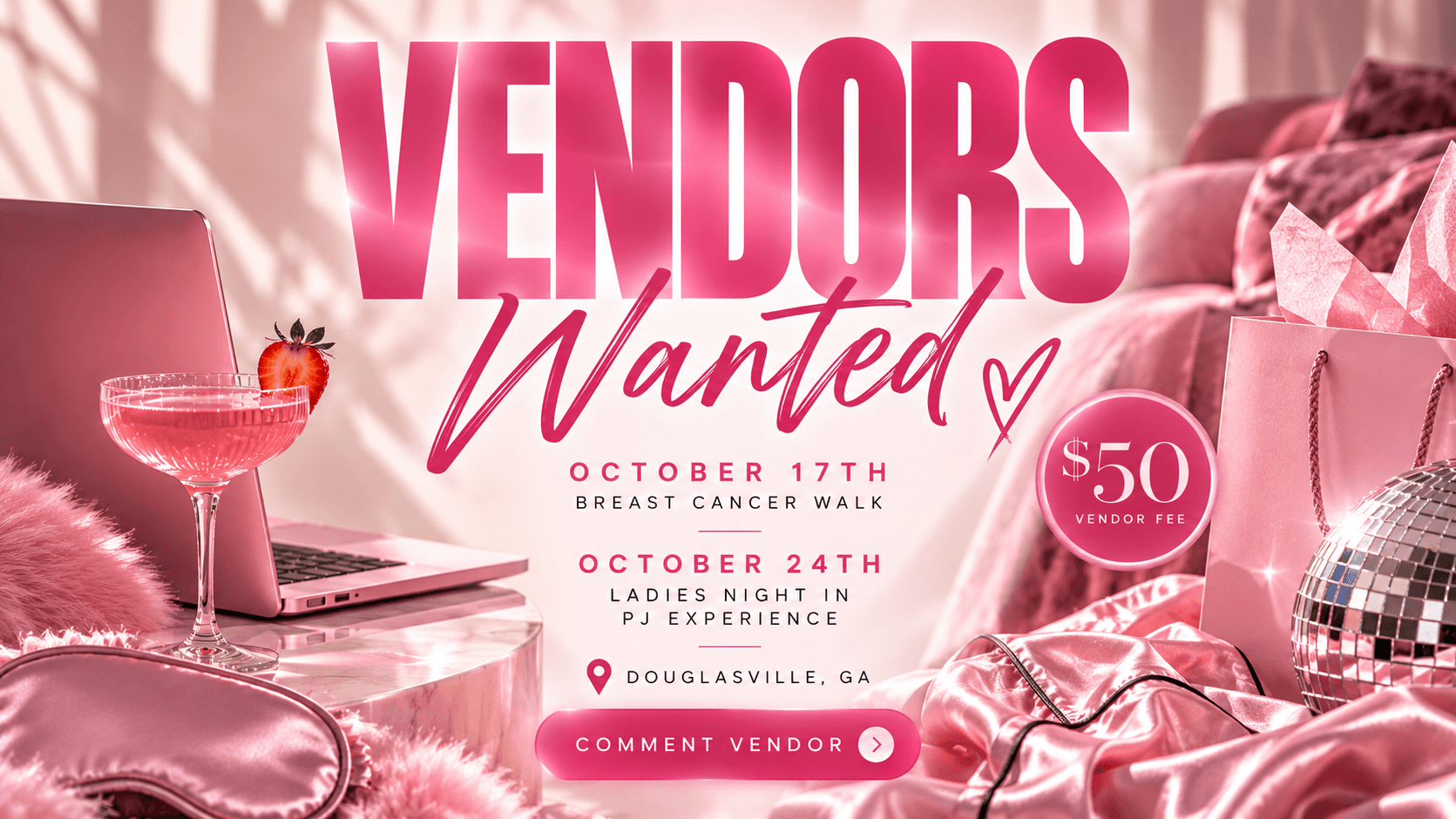 Vendor Spot | Ladies Night In: PJ Experience 🎀