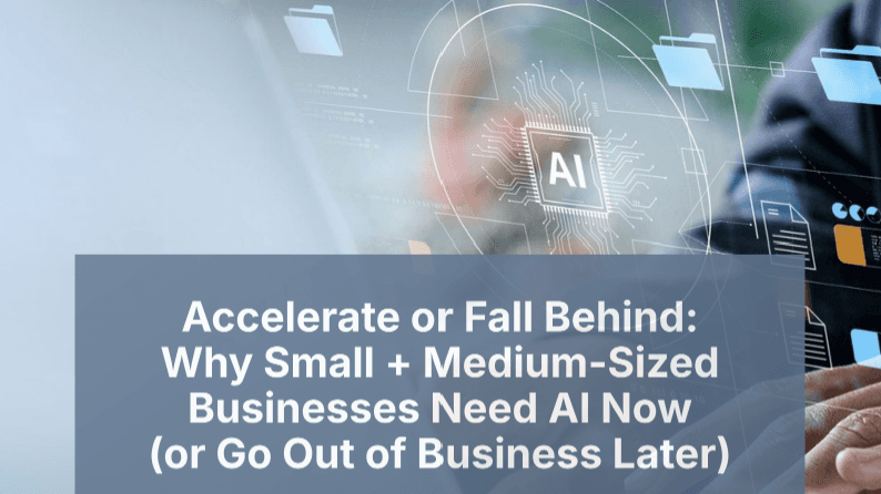 Accelerate or Fall Behind