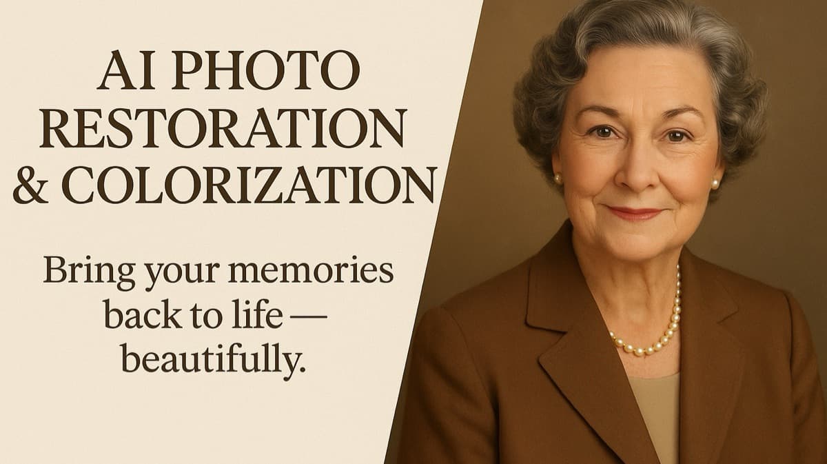 AI Photo Restoration & Colorization