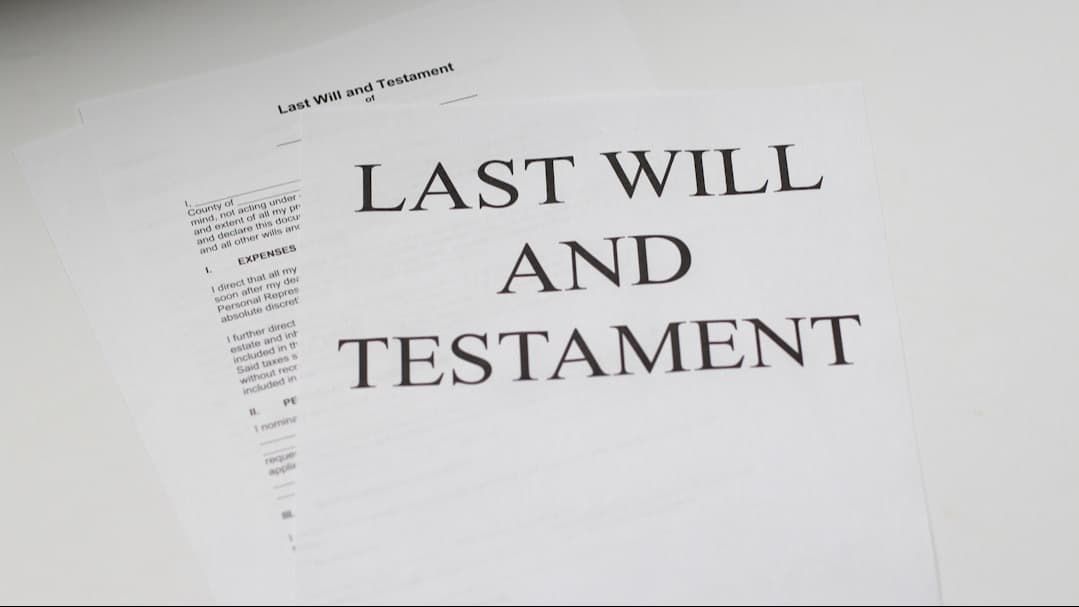 Protect your family with a last will and testament