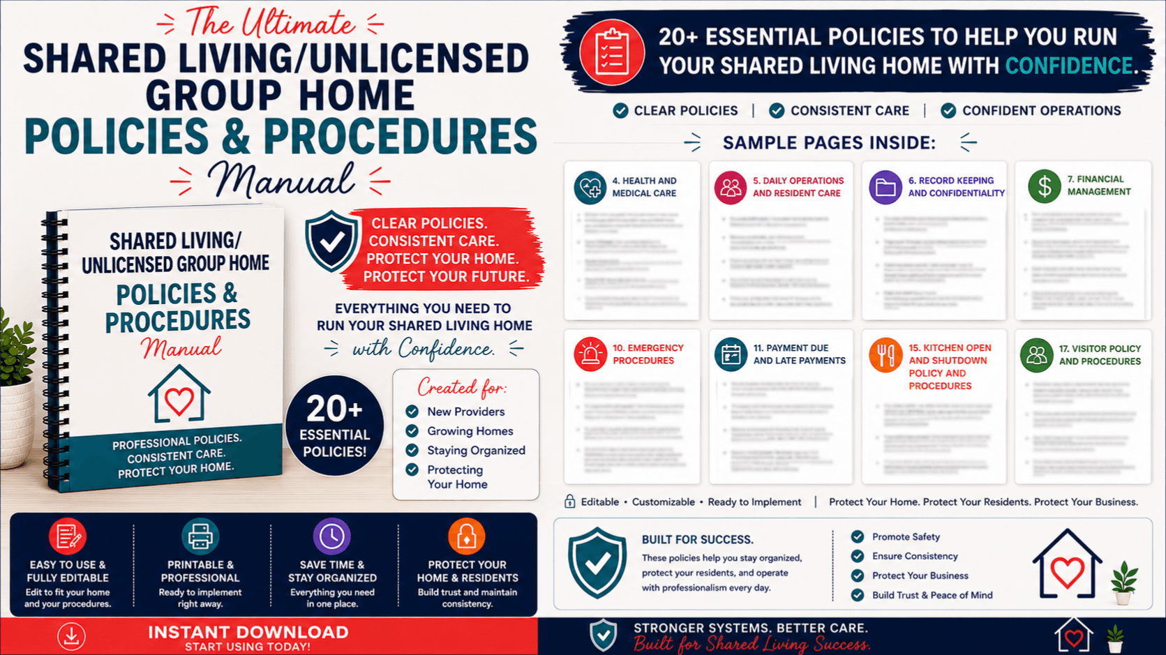Shared Living Policies & Procedures Manual