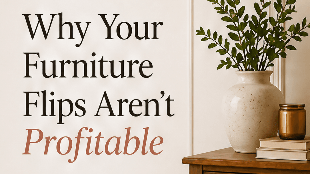 Why Your Furniture Flips Aren't Profitable - FREE 