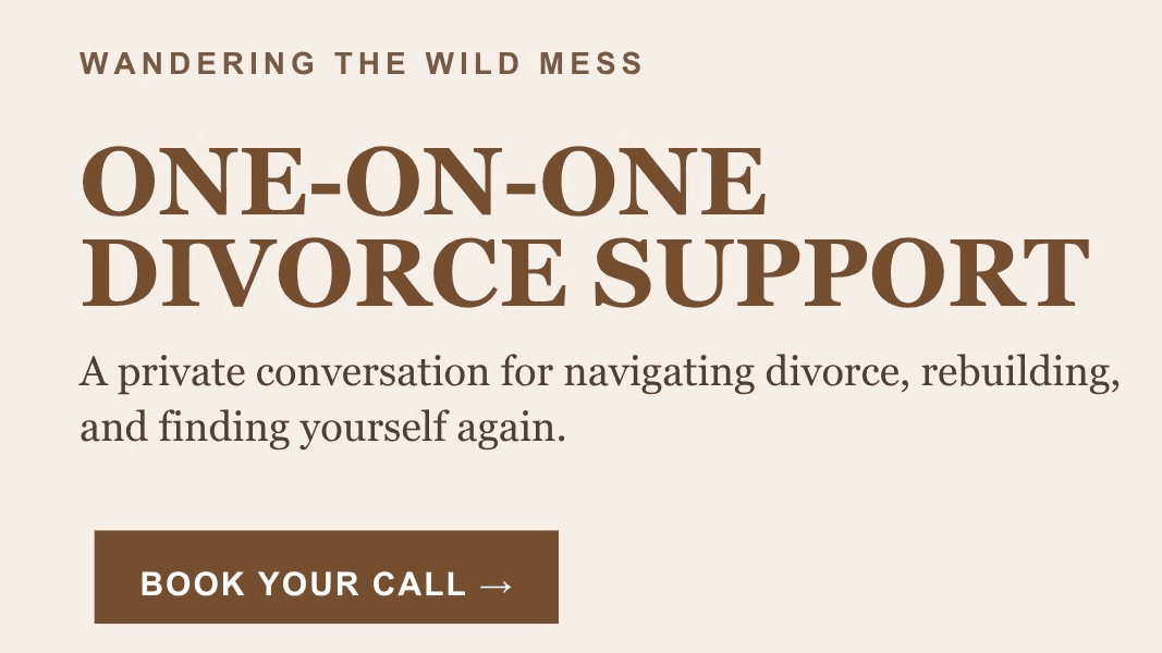 1:1 Divorce Support | 1 hour