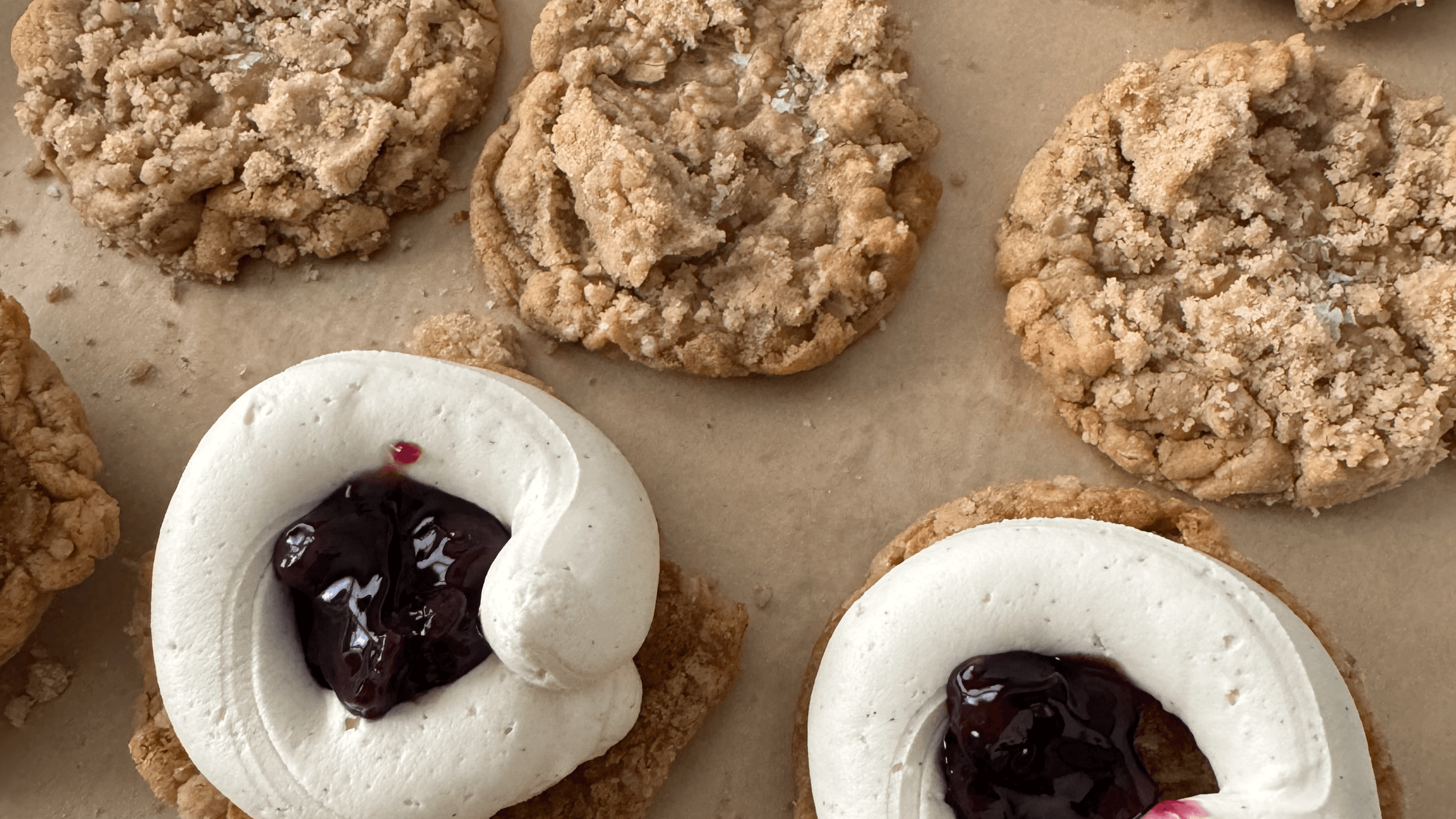 Blueberry Pie Cookie Sandwich