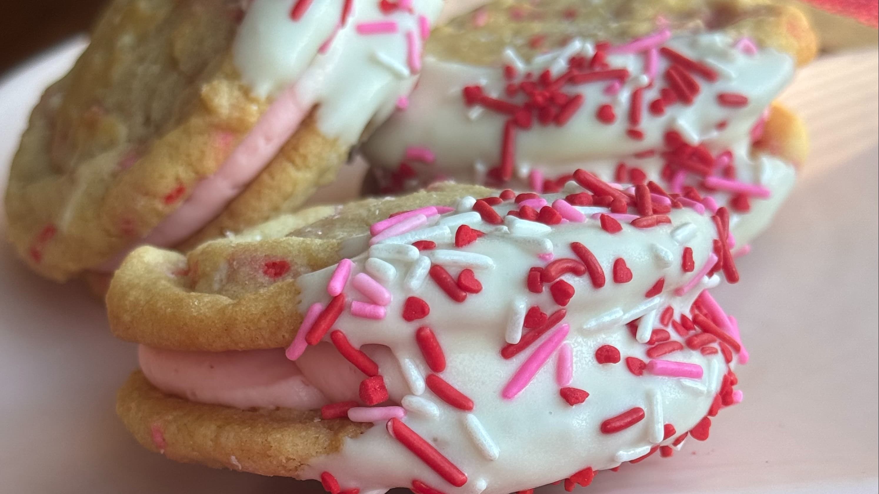 Cupid's Confetti Cookie Sandwich