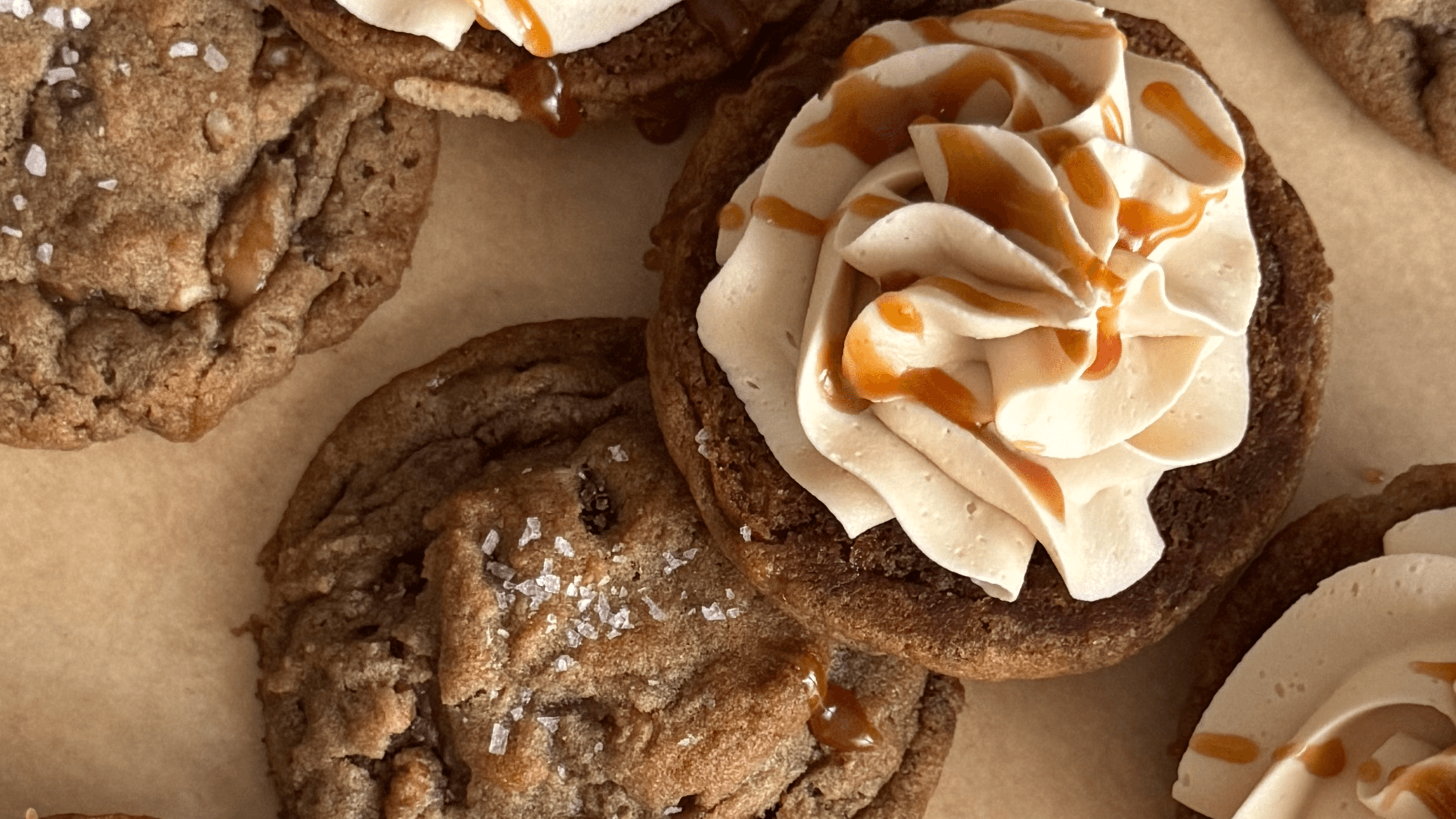Toffee Nut Latte Cookie Sandwich