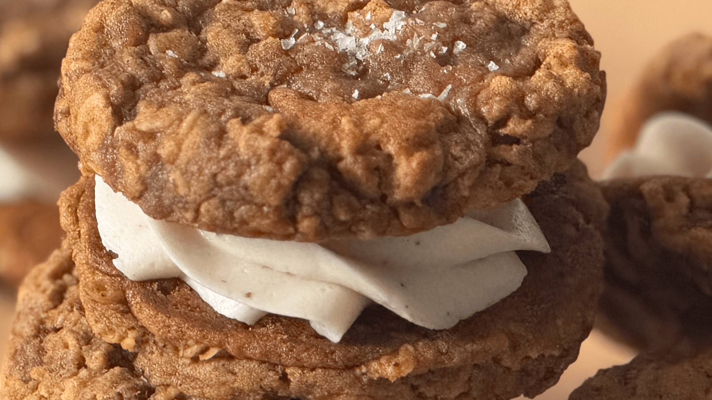 Browned Butter Pumpkin Oatmeal Cream Pie