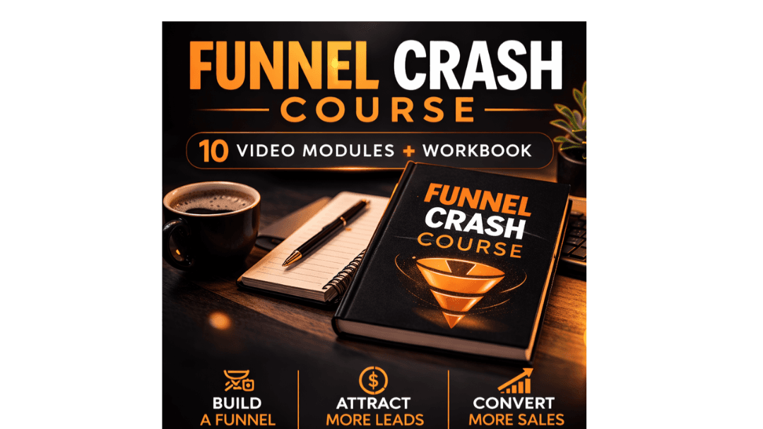 Funnel Crash Course | 10 Video Modules + Workbook.