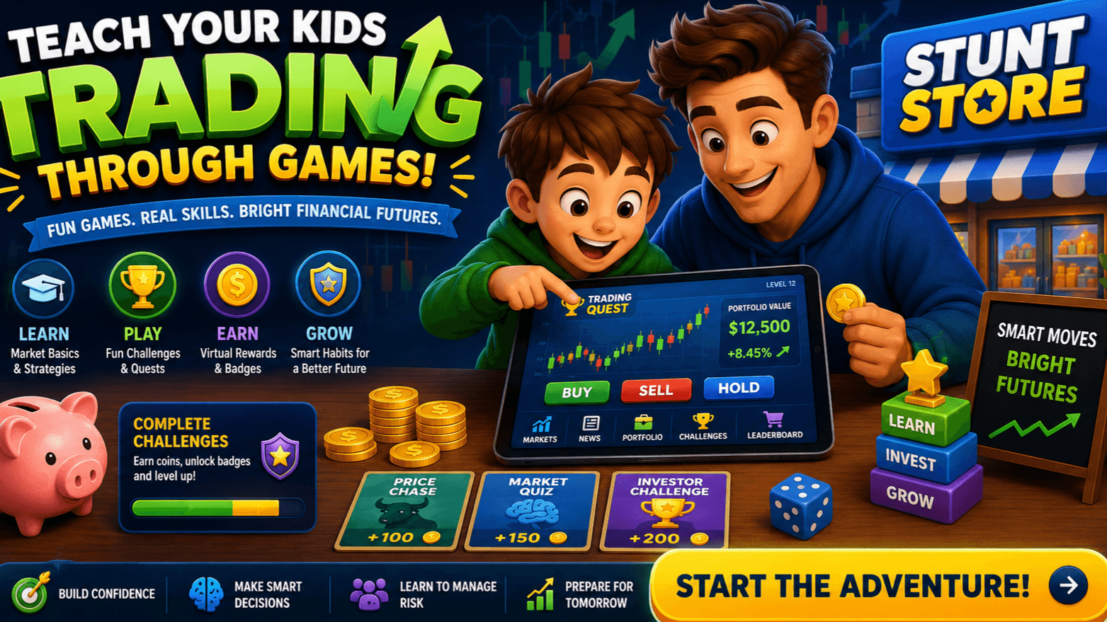 Teaching Your Kids Trading Through Games