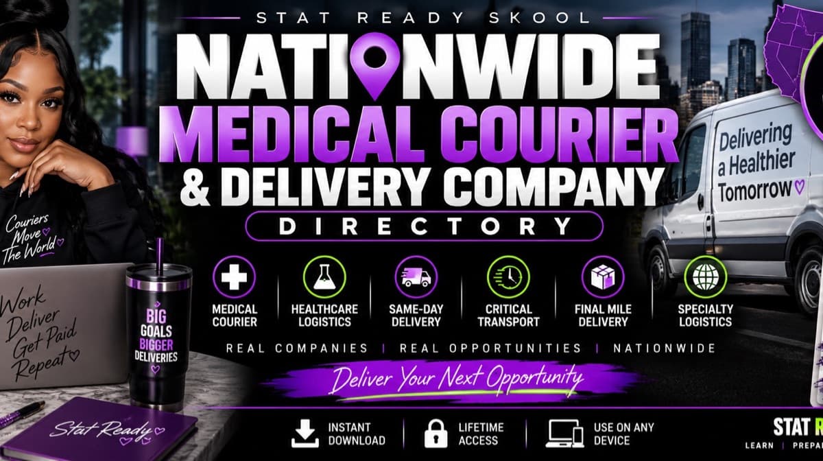 Nationwide Medical Courier & Delivery Company Dire