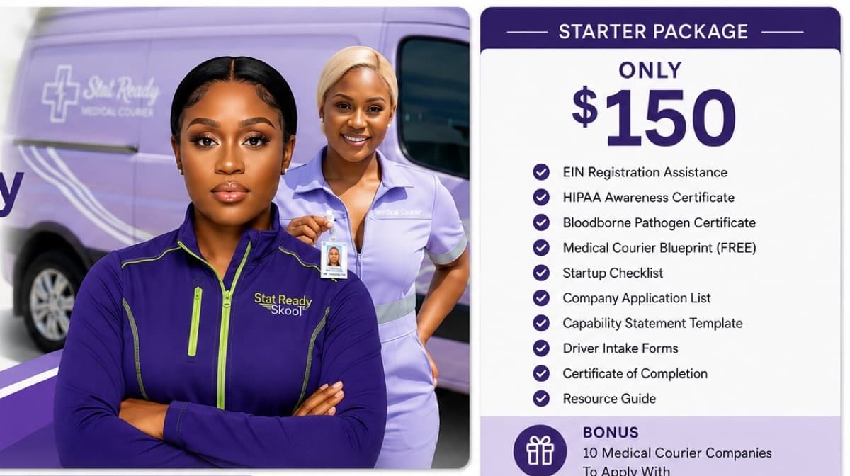 Medical courier startup Package