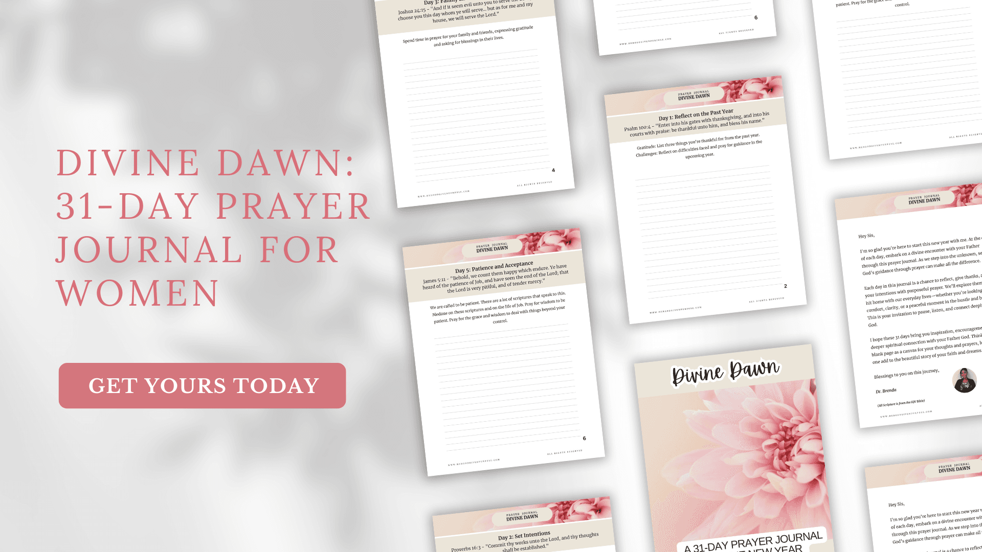 Divine Dawn: A 31-Day Prayer Journal