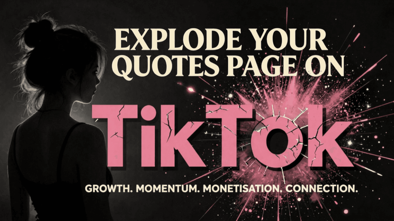 Explode your QUOTES page on TikTok 