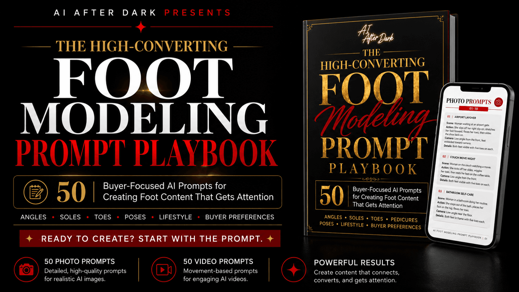 AI Foot Modeling Prompt Playbook
