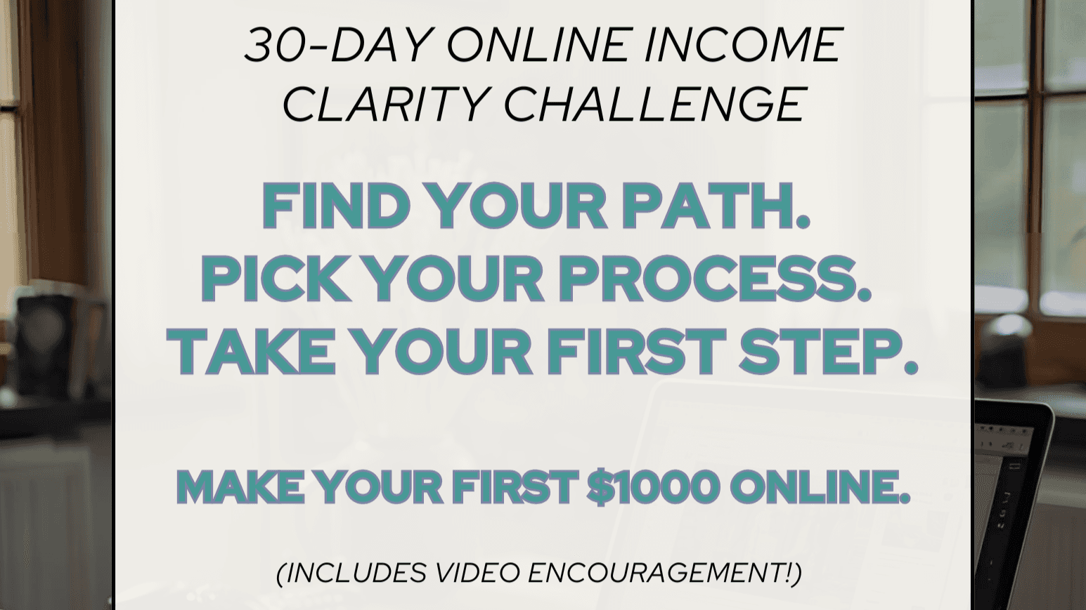30 Day Online Income Clarity Challenge 