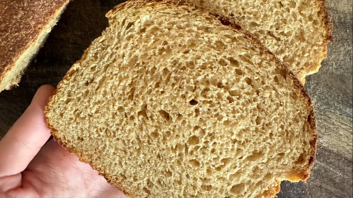 Freshly Milled Sourdough Sandwich Loaf