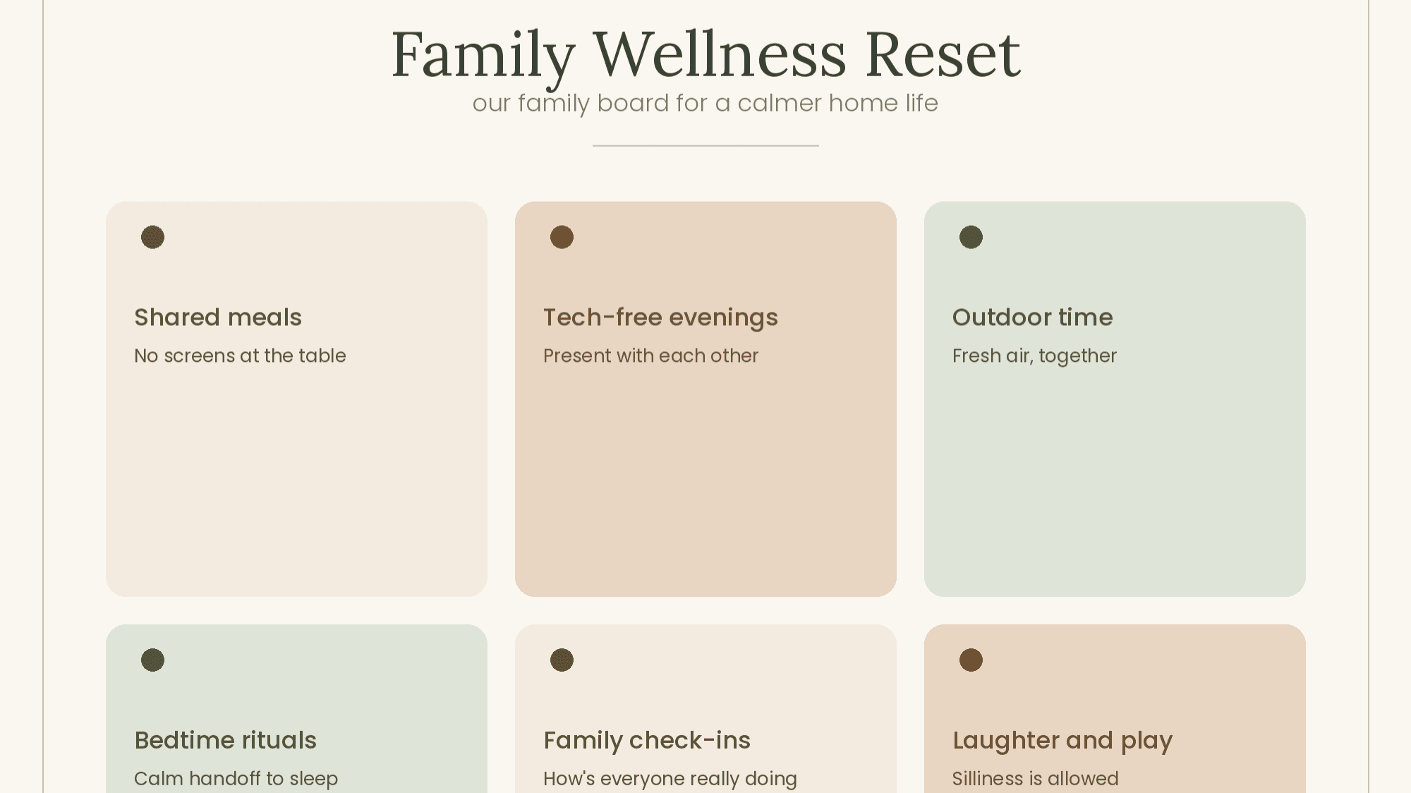 Get My Family Wellnesss Reset Vision Board!