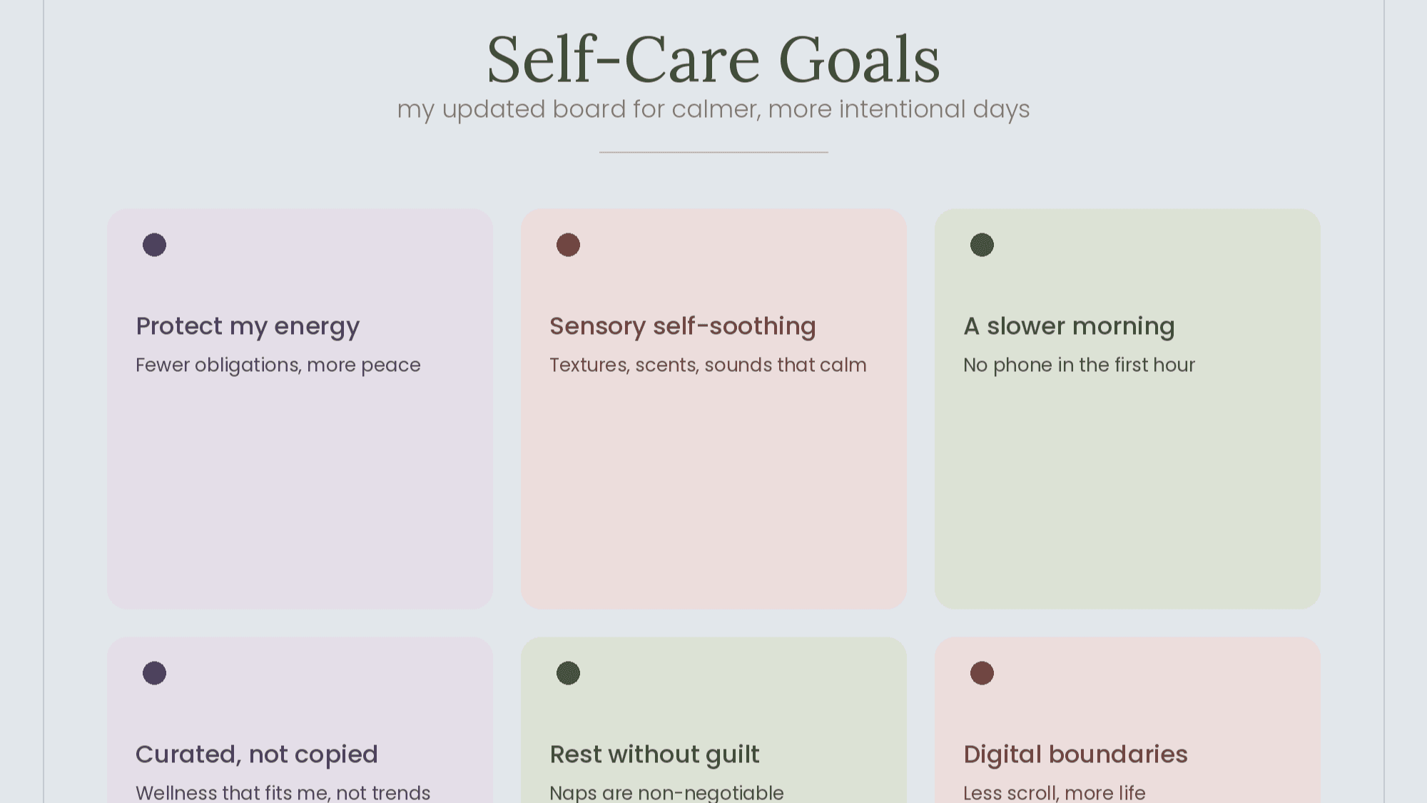 Get My Self -Care Goals Vision Board!