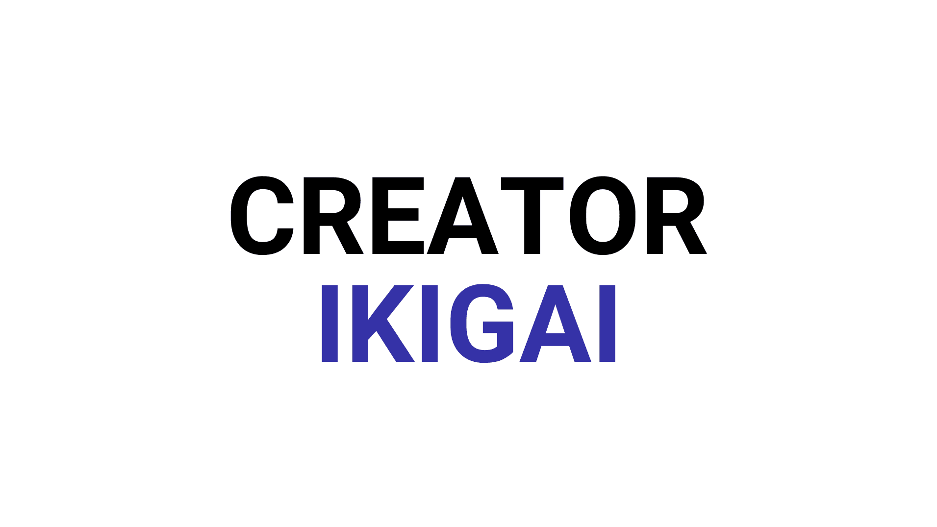 Get the FREE Creator Ikigai Worksheet