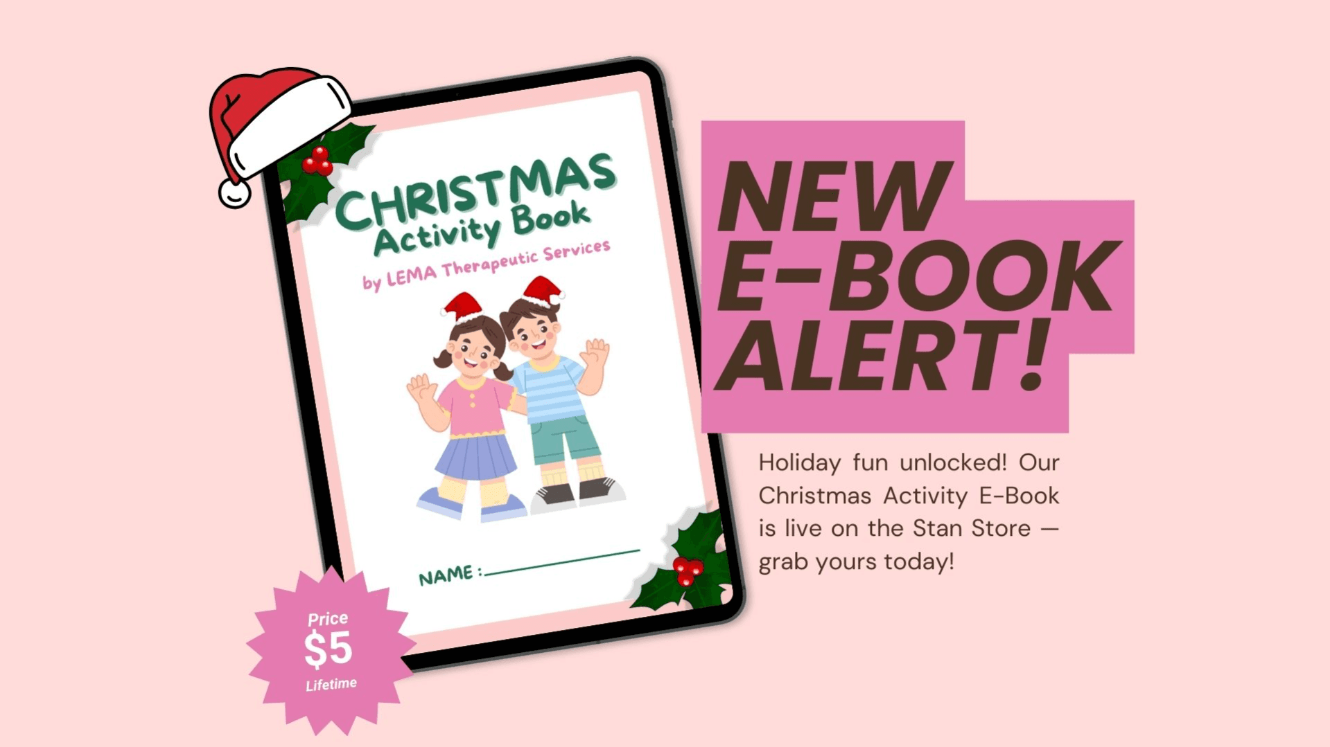 Get My Christmas Activity Ebook Now!