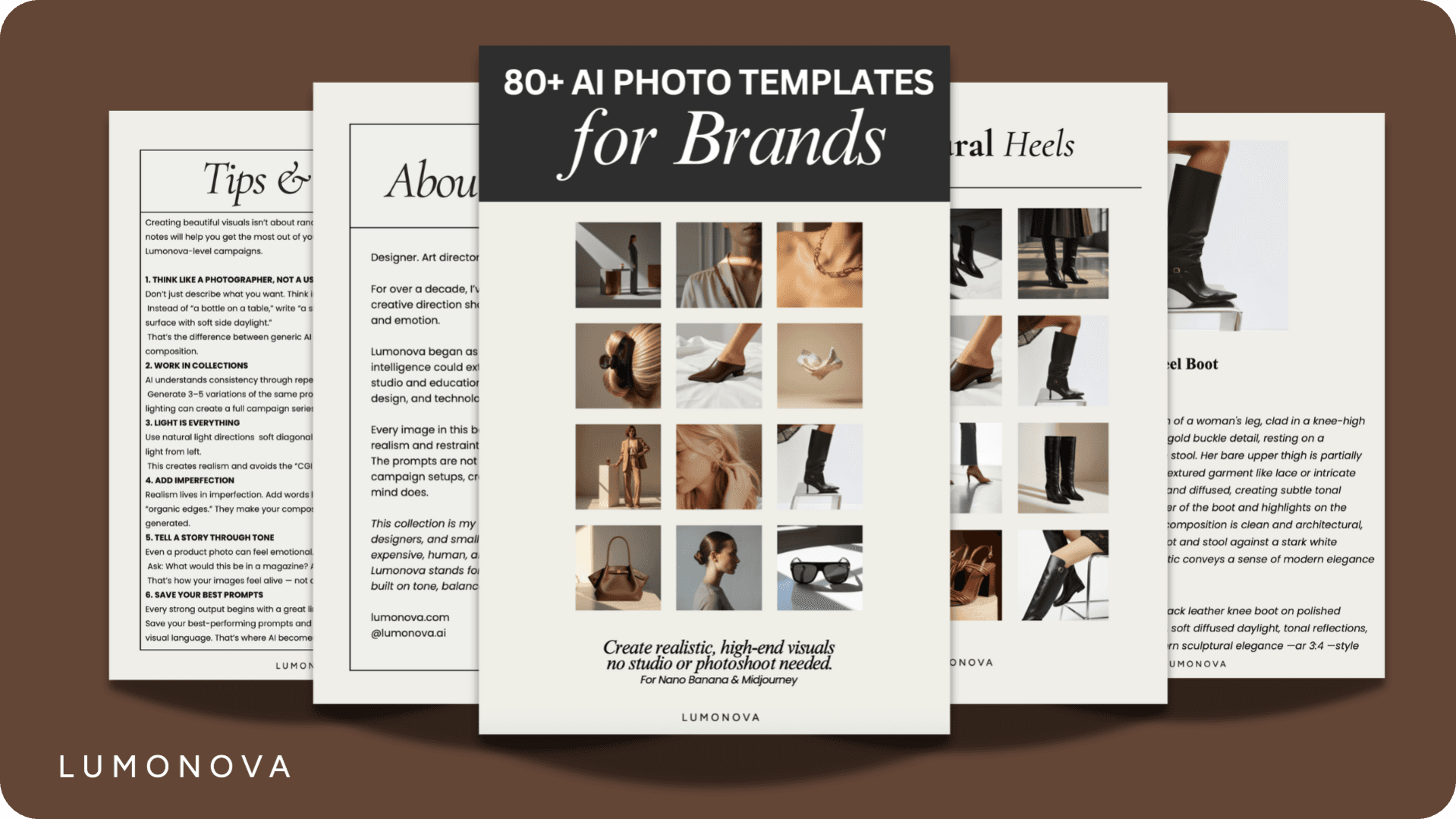80+ AI photo templates for brand storytelling