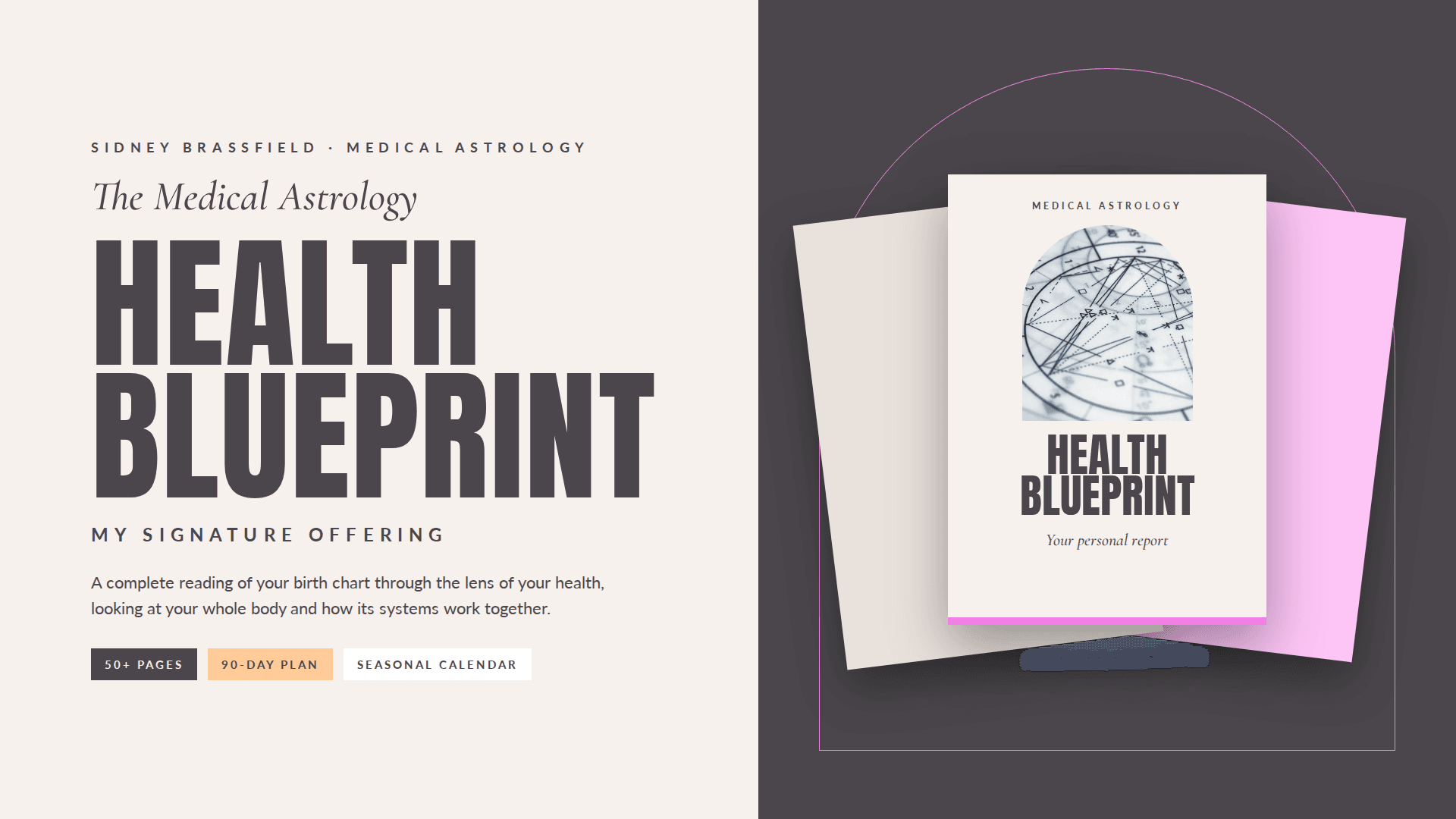 Medical Astrology Health Blueprint Reading