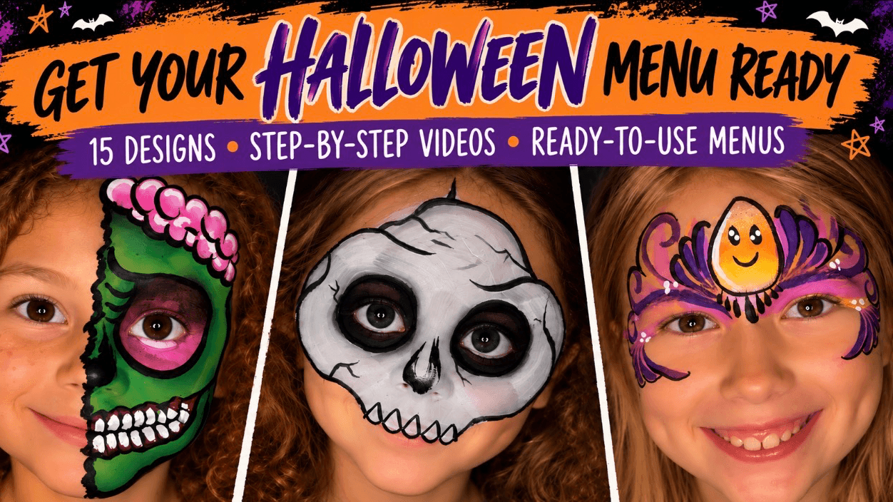 Halloween Face Painting: Designs to book more gigs