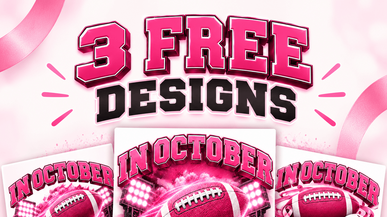 Get My Free Breast Cancer Awareness Football PNGs