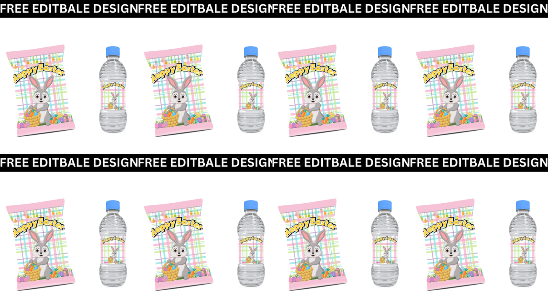 Get My Editable Easter Party Favor Templates Now!