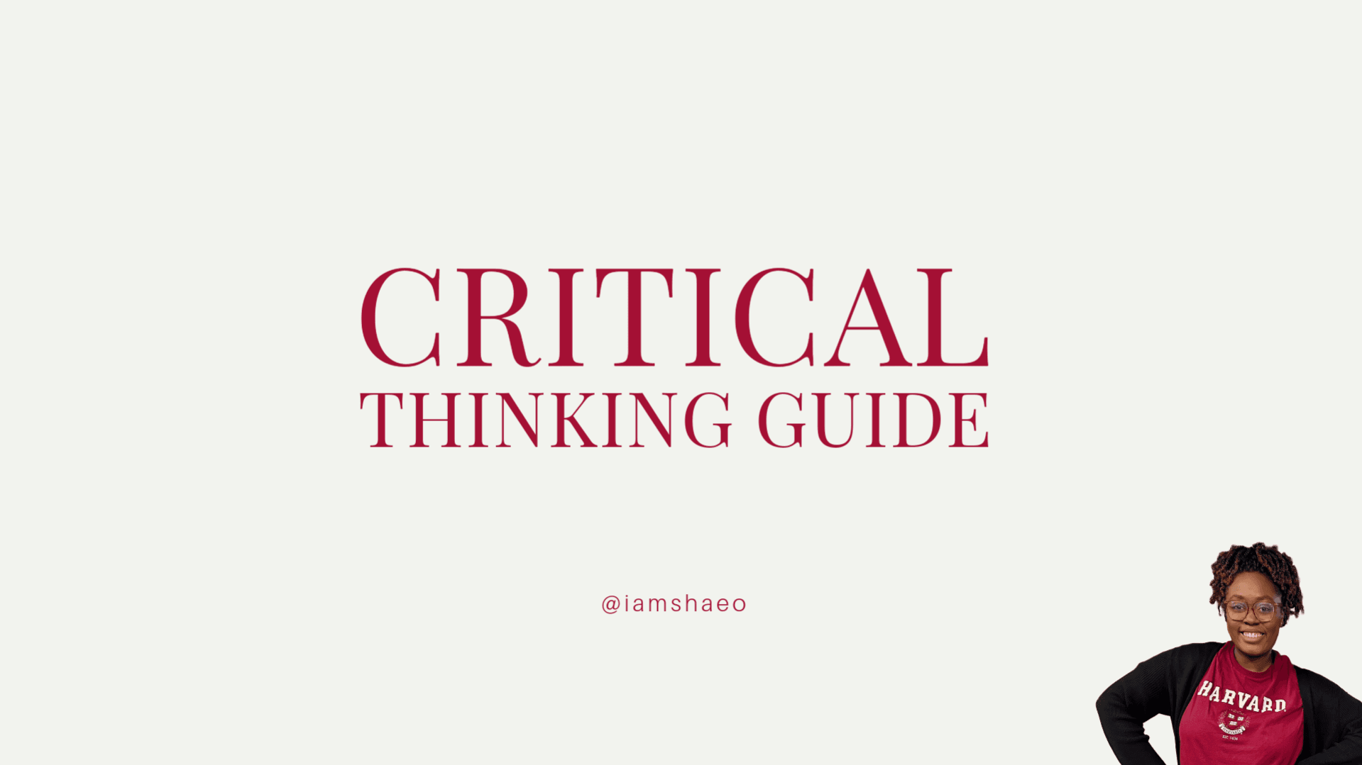 Critical Thinking Skills Guide