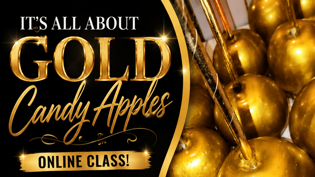 It’s All About Gold Candy Apples