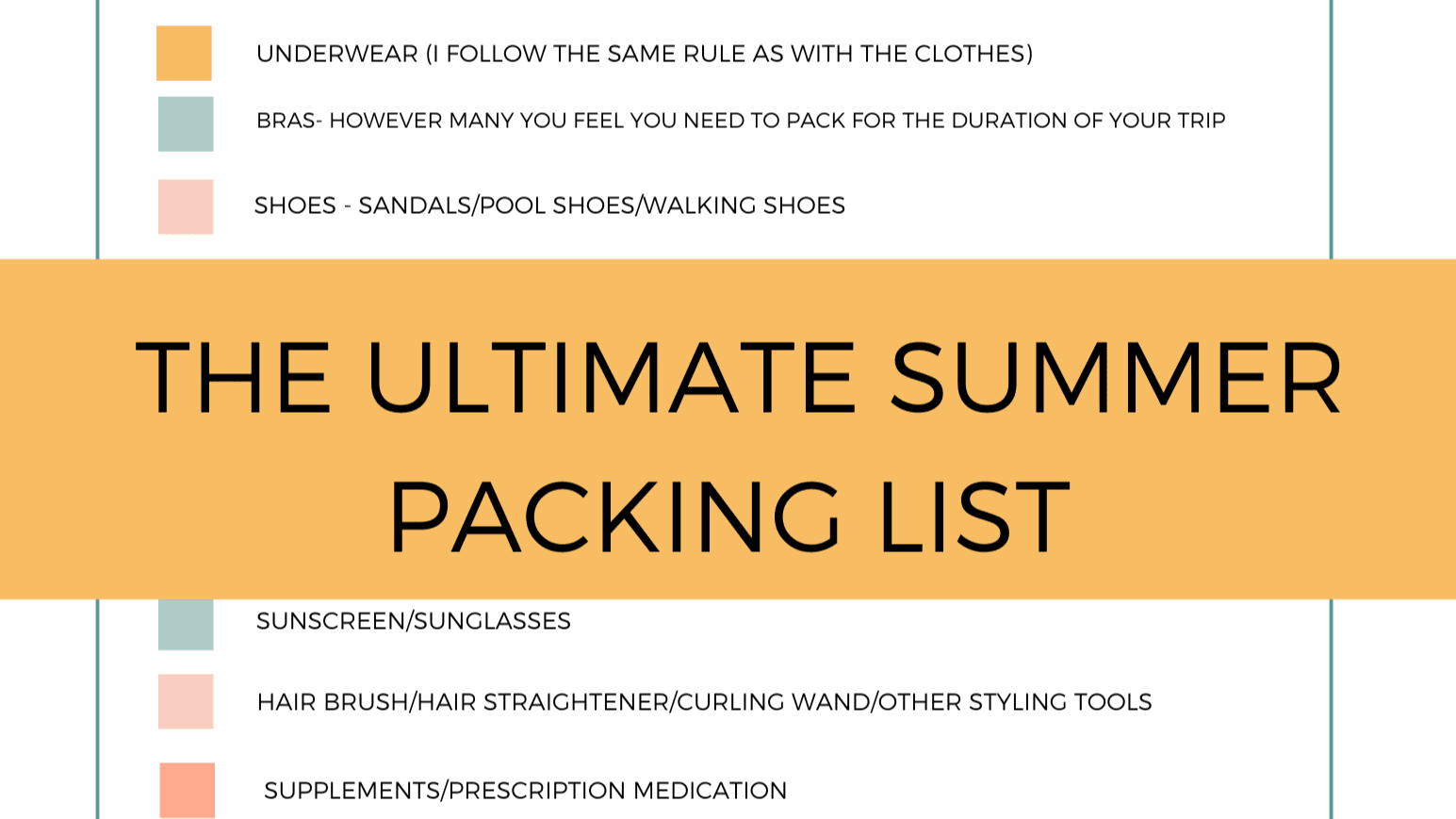 Get My FREE Packing List!