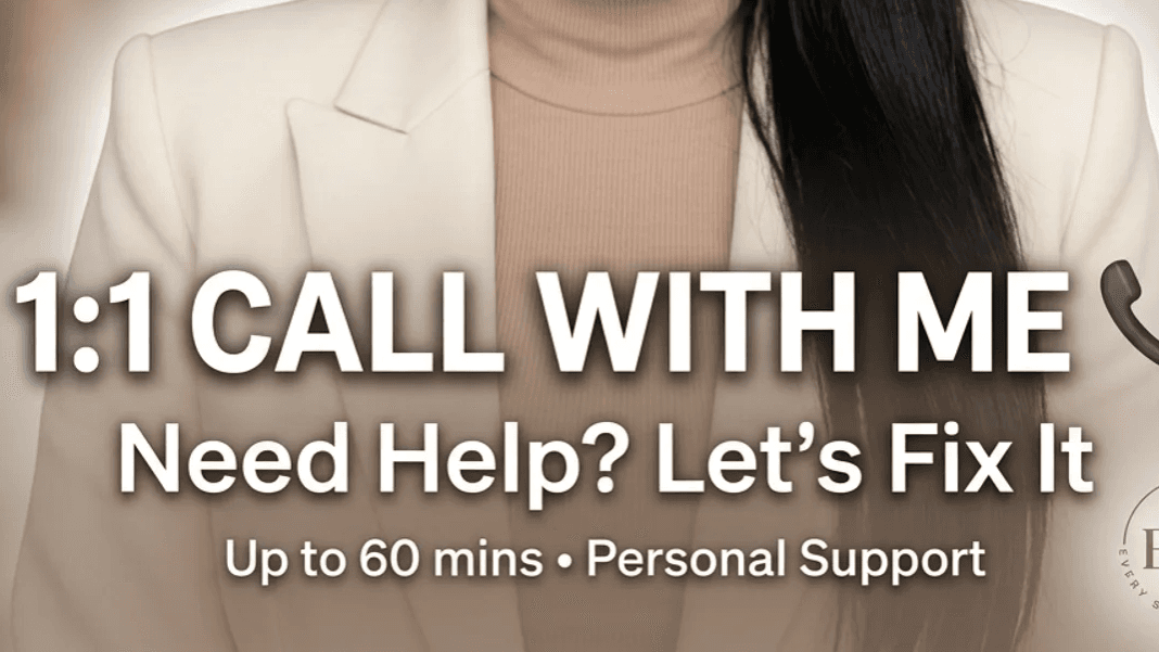  One-to-One Phone Call with Claire Louise