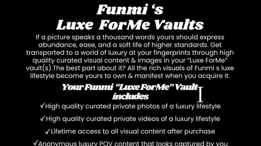 Get My Funmi's Luxe Vault I