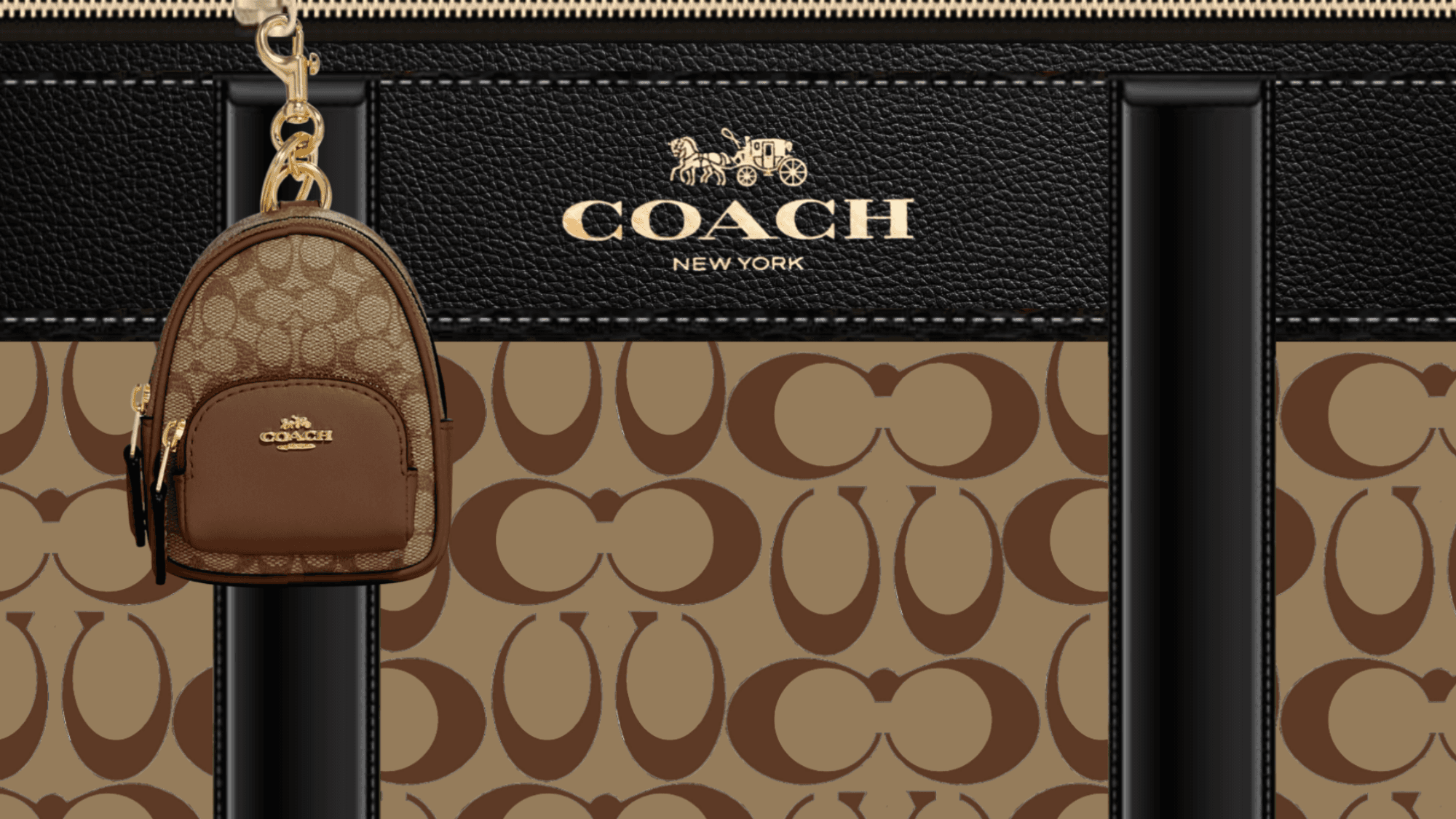 Brown Designer Purse Tumbler Template  