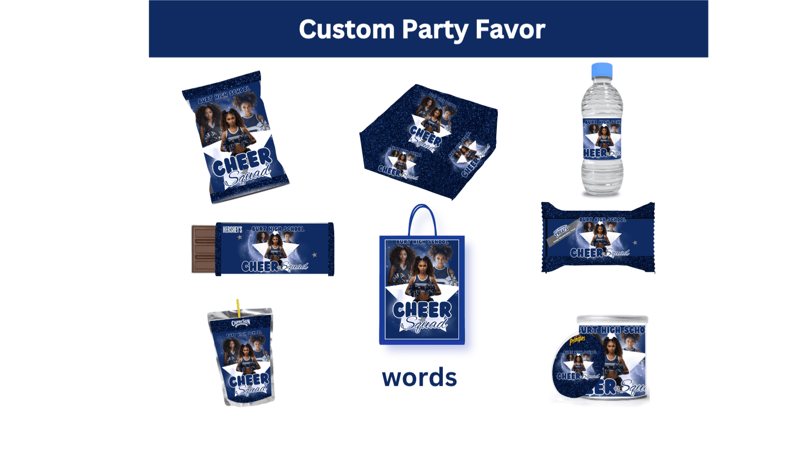 Canva Pro Cheer Party Favor Bundle (8-Piece)