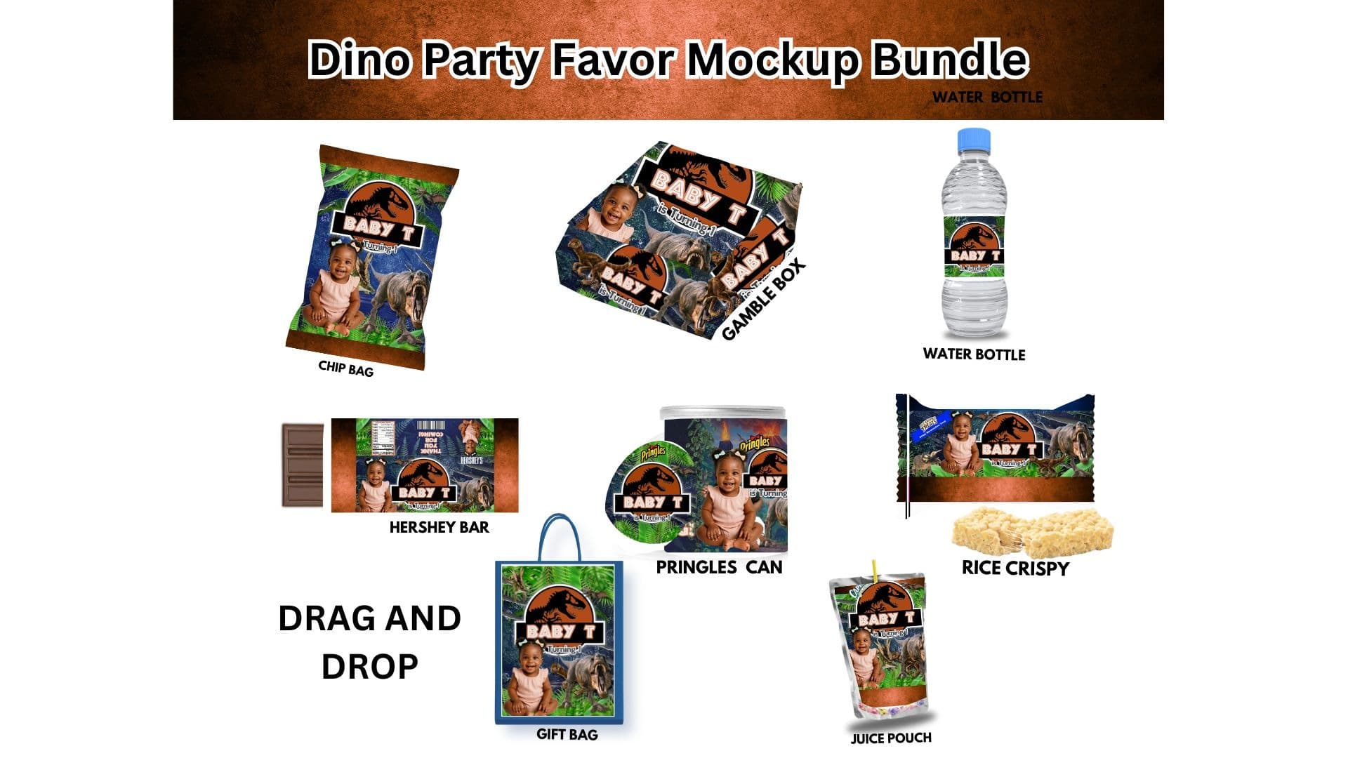 Custom Jungle Party Favor Bundle