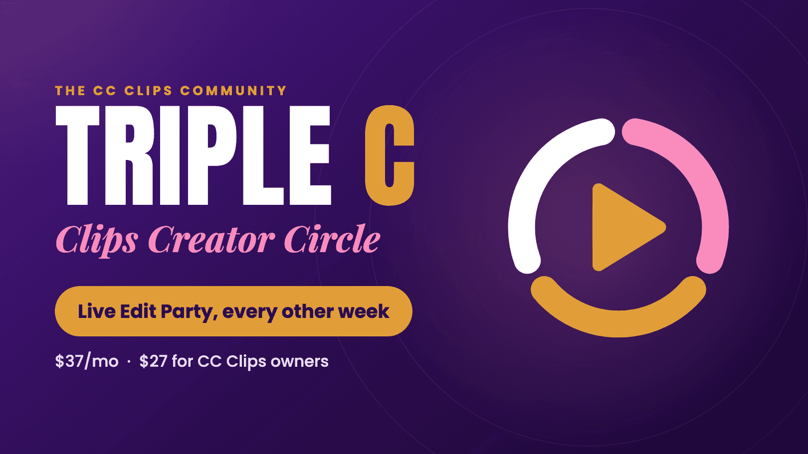 Triple C:Clips Creator Circle