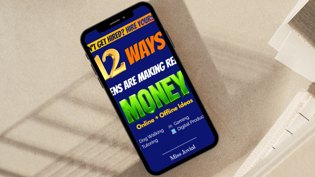 12 Teen Side Hustles: Gigs to Digital Cash