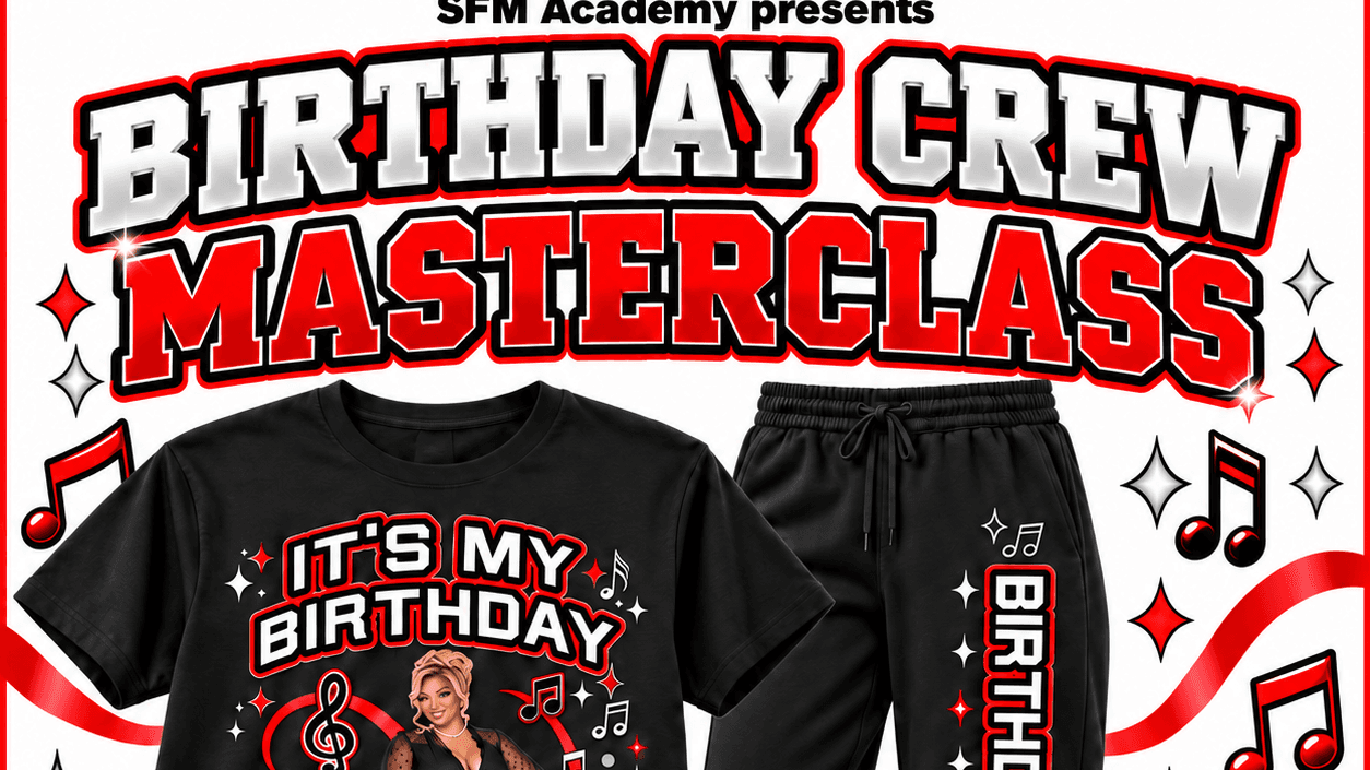Birthday Crew Cricut Masterclass