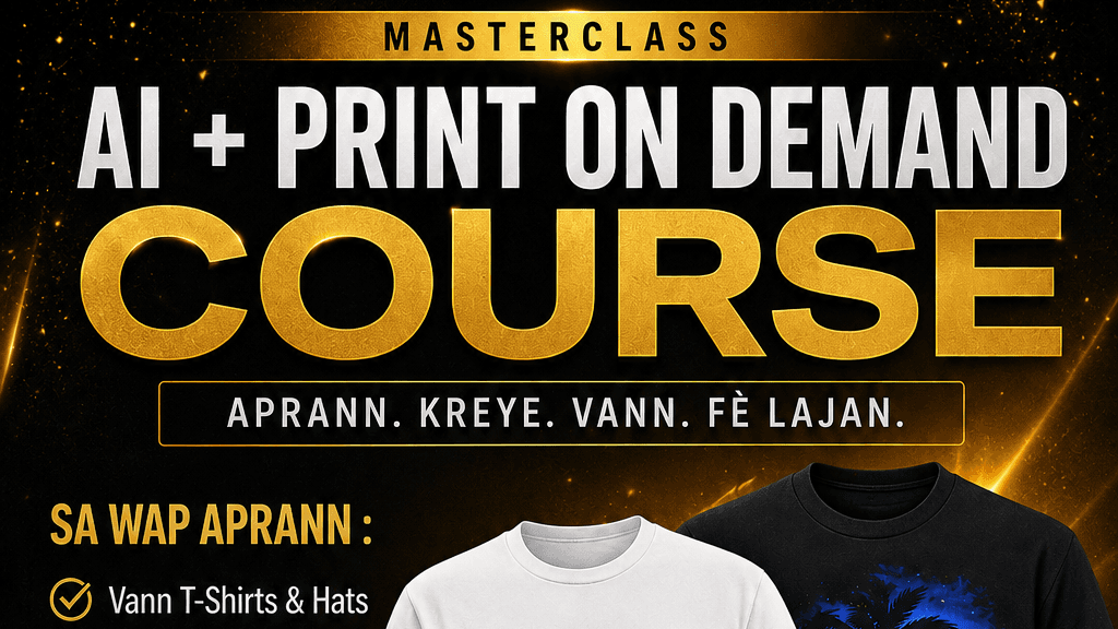Print on demand + AI
