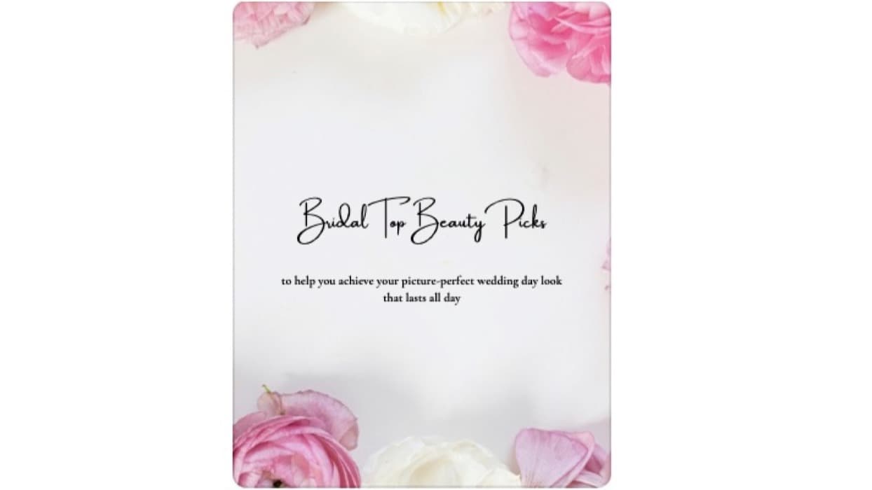 Bridal Top Beauty Picks